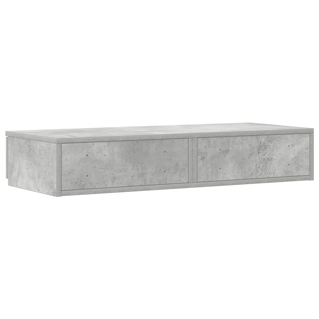 Ladice za krevet s ladicama Betonski sivi 100 x 36,5 x 16,5 cm