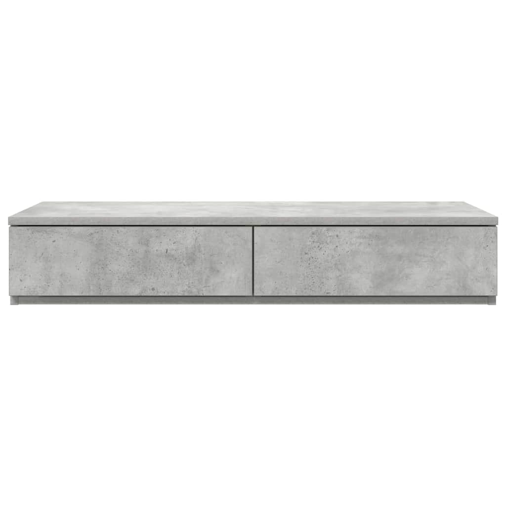 Ladice za krevet s ladicama Betonski sivi 100 x 36,5 x 16,5 cm
