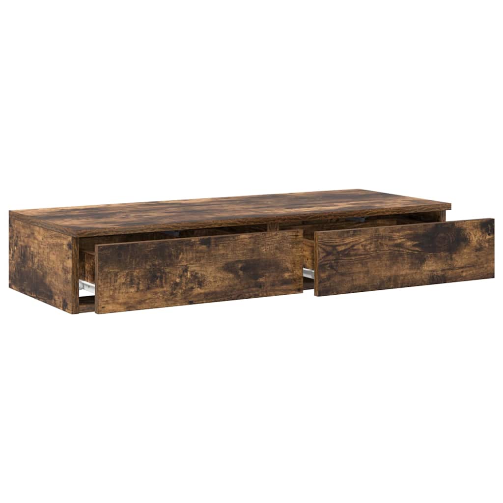 Ladice za krevet s ladicama Dimljeni hrast 100 x 36,5 x 16,5 cm