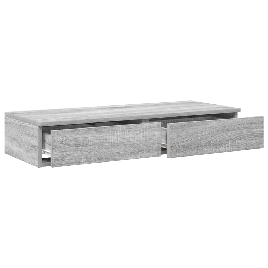 Ladice za krevet s ladicama Siva Sonoma 100 x 36,5 x 16,5 cm