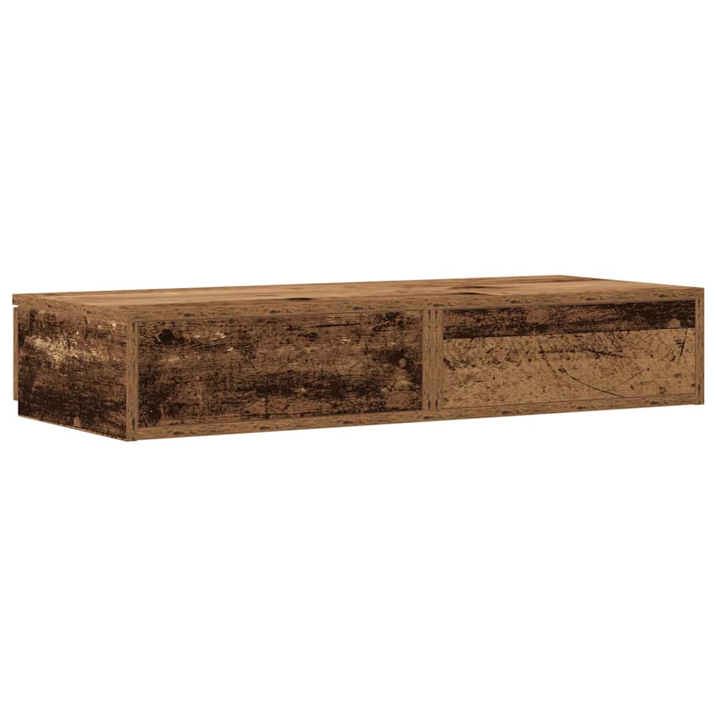 Ladice za krevet s ladicama Staro drvo 100 x 36,5 x 16,5 cm