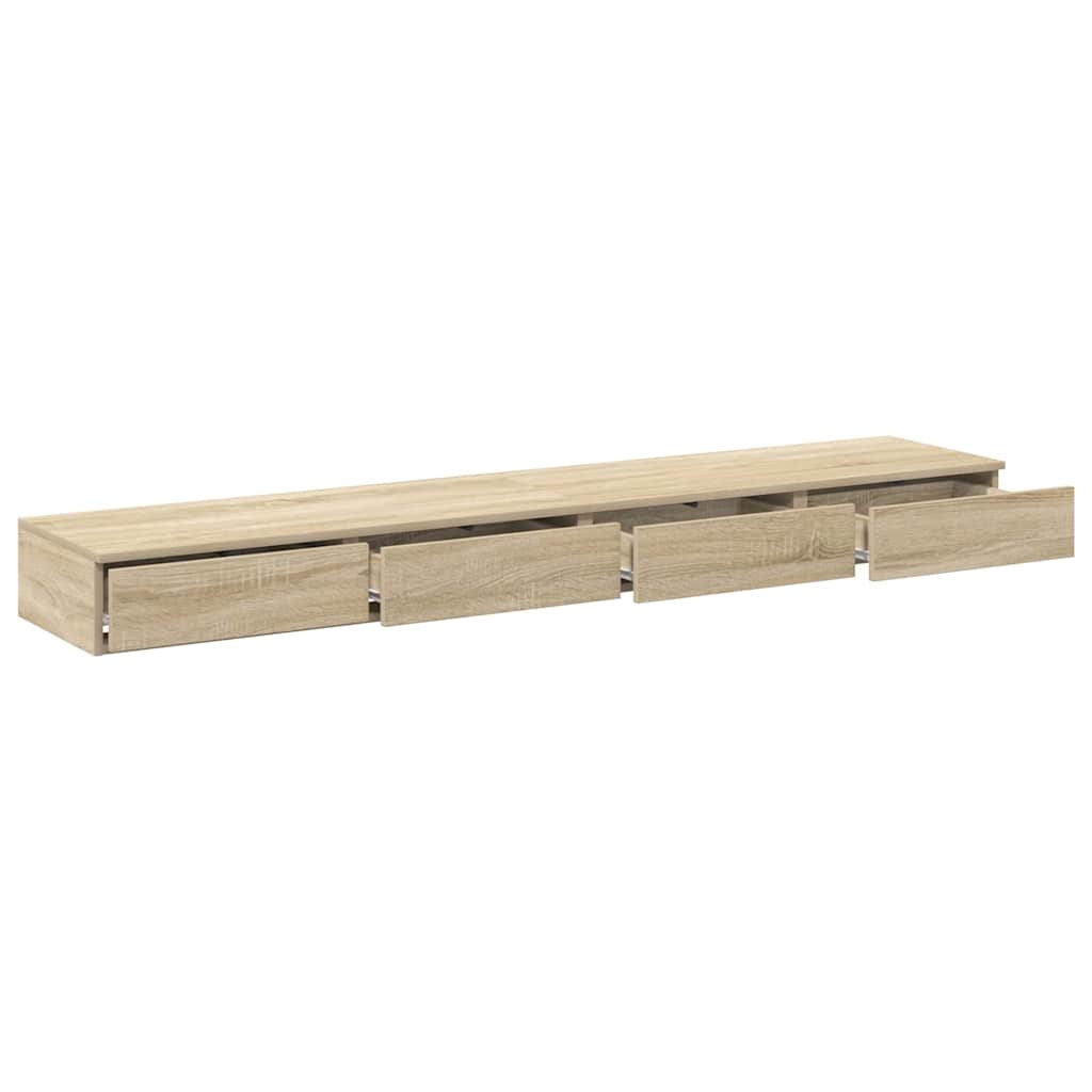 Ladice za krevet s ladicama Sonoma hrast 200 x 36,5 x 16,5 cm
