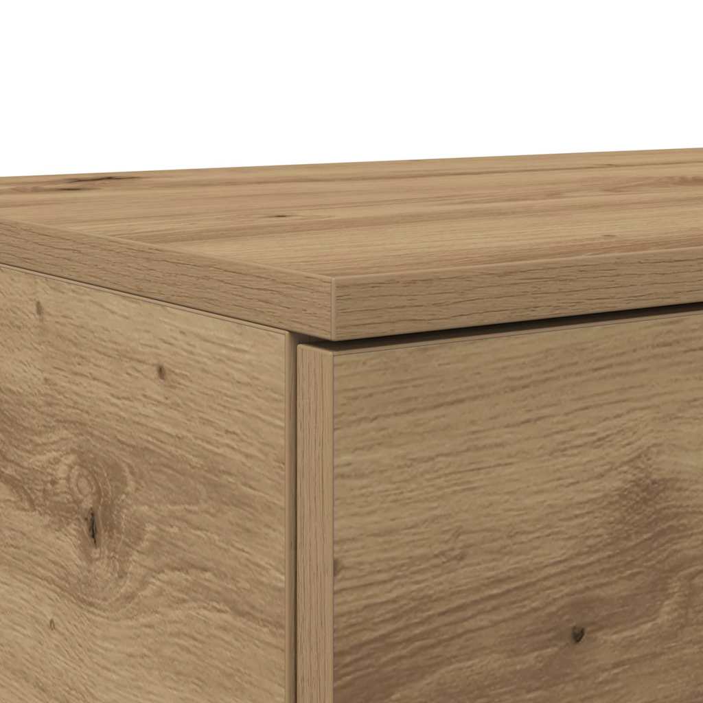 Ladice za krevet Umjetnički hrast 200 x 36,5 x 16,5 cm