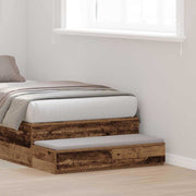 Ladice za krevet s ladicama Staro drvo 80 x 36,5 x 16,5 cm