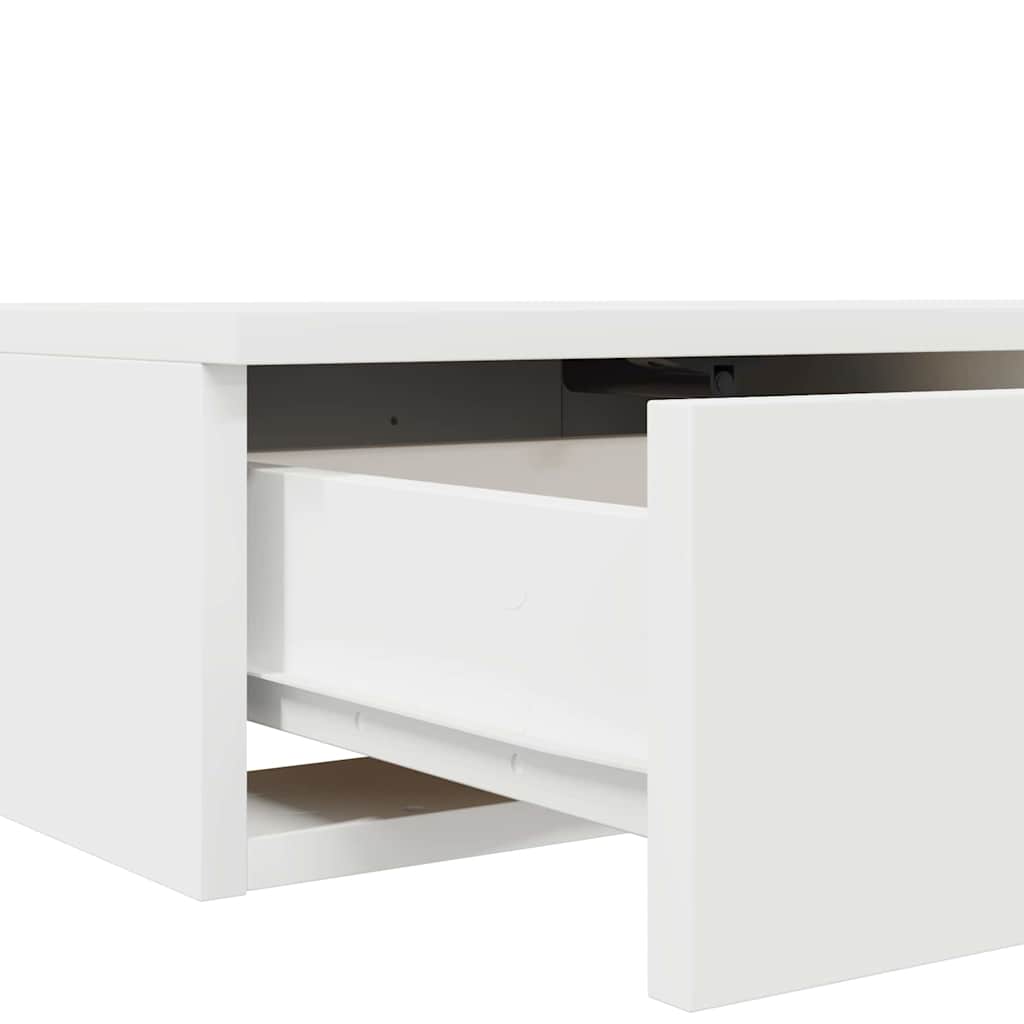 Ladice za krevet Bijelo 90 x 36,5 x 16,5 cm Konstruirano drvo