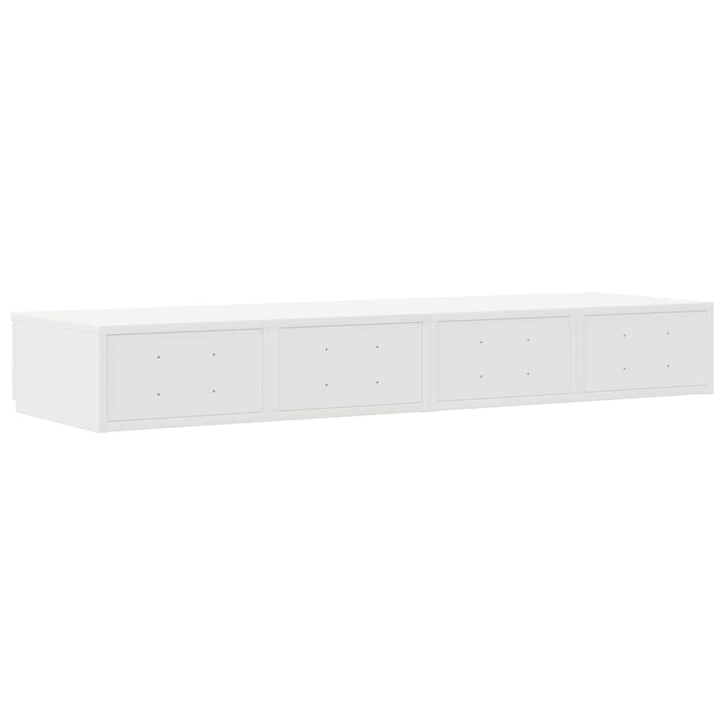 Ladice za krevet Bijelo 120 x 36,5 x 16,5 cm Konstruirano drvo
