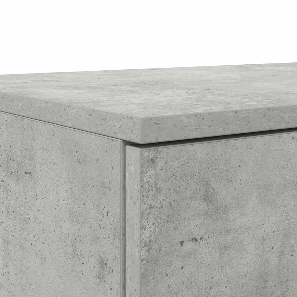 Ladice za krevet s ladicama Betonski sivi 120 x 36,5 x 16,5 cm