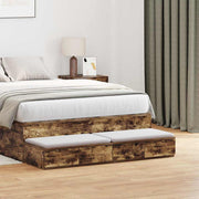 Ladice za krevet s ladicama Dimljeni hrast 120 x 36,5 x 16,5 cm