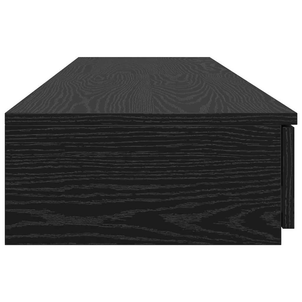 Ladice za krevet s ladicama Crni hrast 140 x 36,5 x 16,5 cm