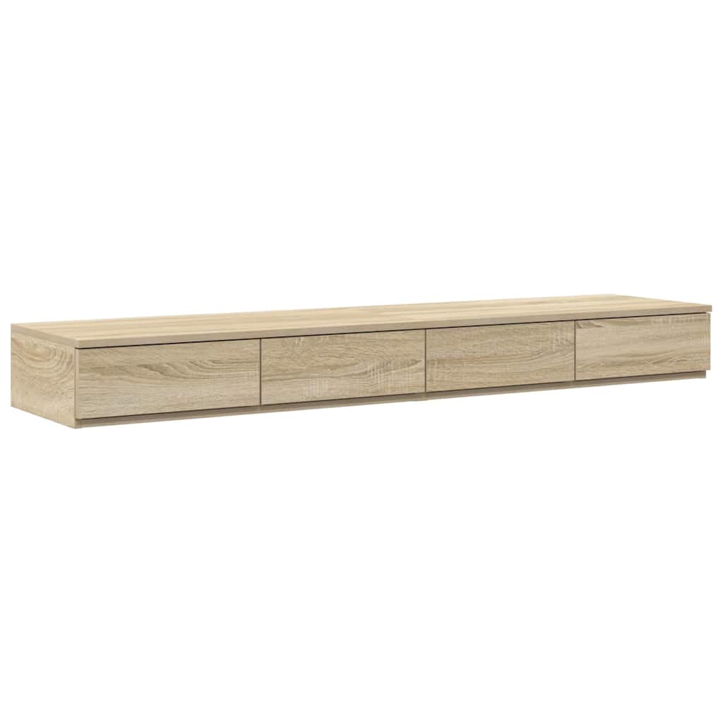 Ladice za krevet s ladicama Sonoma hrast 140 x 36,5 x 16,5 cm