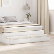 Ladice za krevet Bijelo 150 x 36,5 x 16,5 cm Konstruirano drvo
