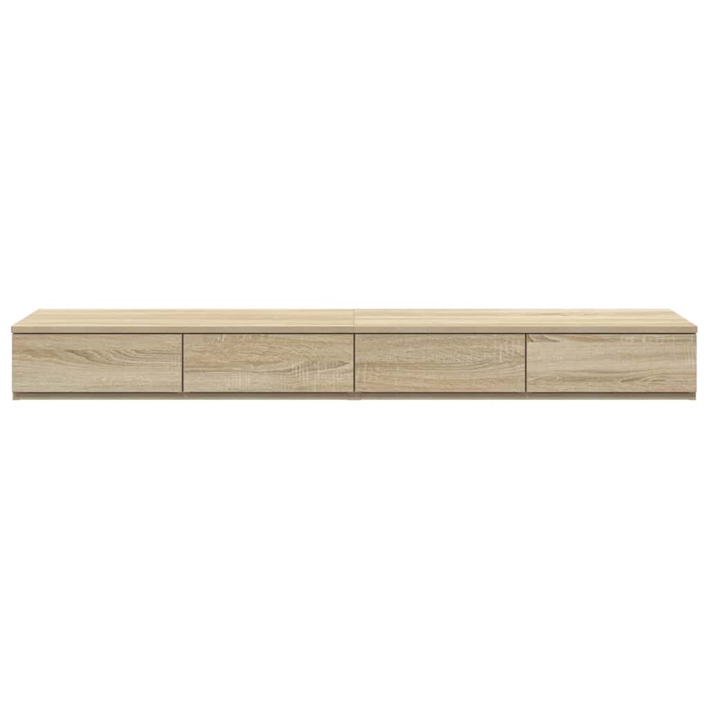 Ladice za krevet s ladicama Sonoma hrast 150 x 36,5 x 16,5 cm