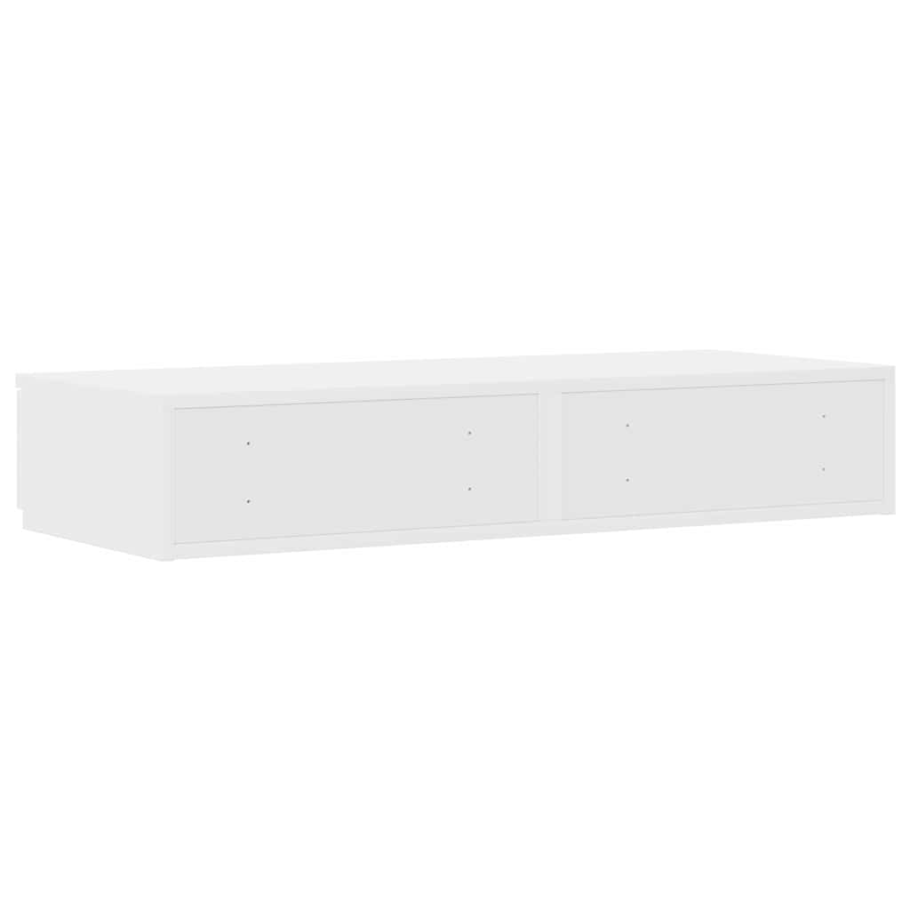 Ladice za krevet Bijelo 75 x 36,5 x 16,5 cm Konstruirano drvo