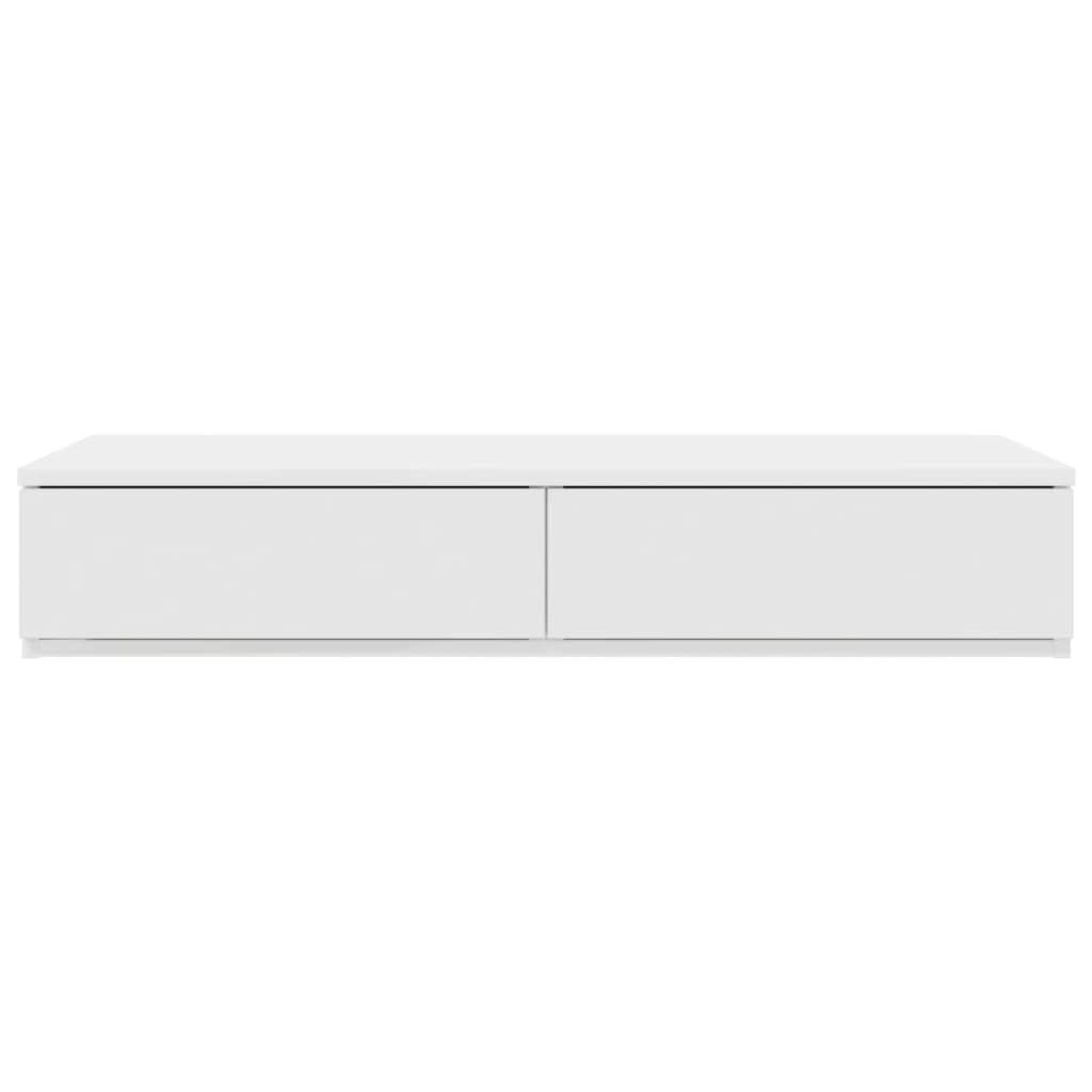 Ladice za krevet Bijelo 75 x 36,5 x 16,5 cm Konstruirano drvo