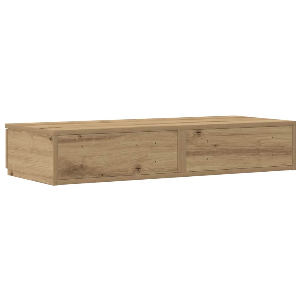Ladice za krevet Umjetnički hrast 75 x 36,5 x 16,5 cm