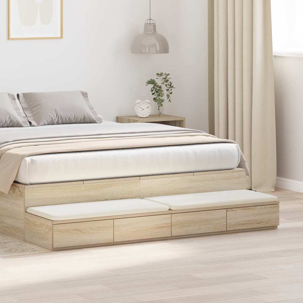 Ladice za krevet s ladicama Sonoma hrast 160 x 36,5 x 16,5 cm