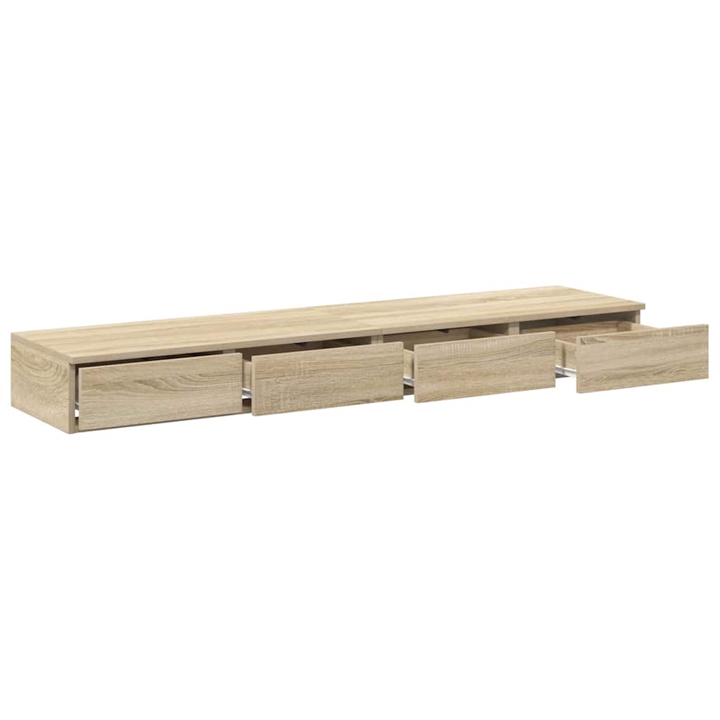Ladice za krevet s ladicama Sonoma hrast 160 x 36,5 x 16,5 cm