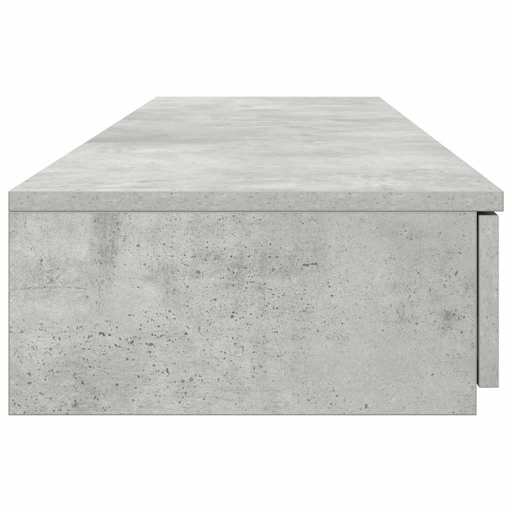 Ladice za krevet s ladicama Betonski sivi 160 x 36,5 x 16,5 cm