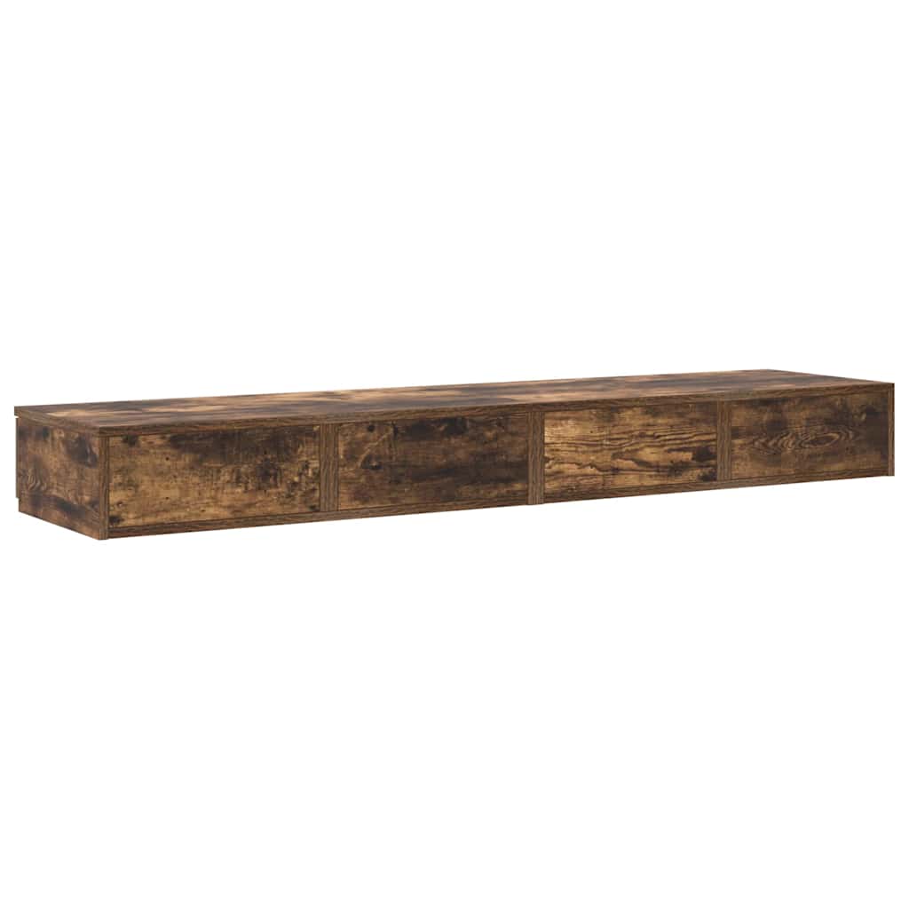Ladice za krevet s ladicama Dimljeni hrast 160 x 36,5 x 16,5 cm