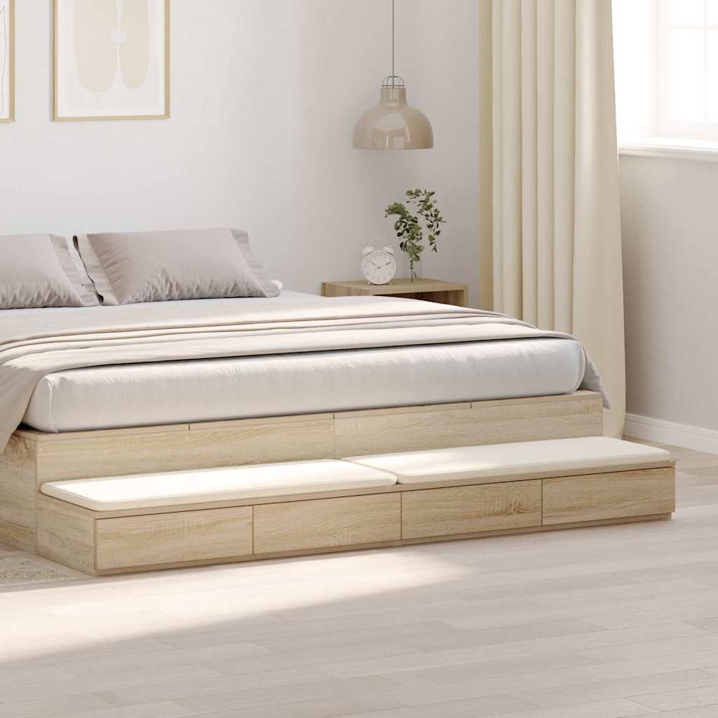 Ladice za krevet s ladicama Sonoma hrast 180 x 36,5 x 16,5 cm