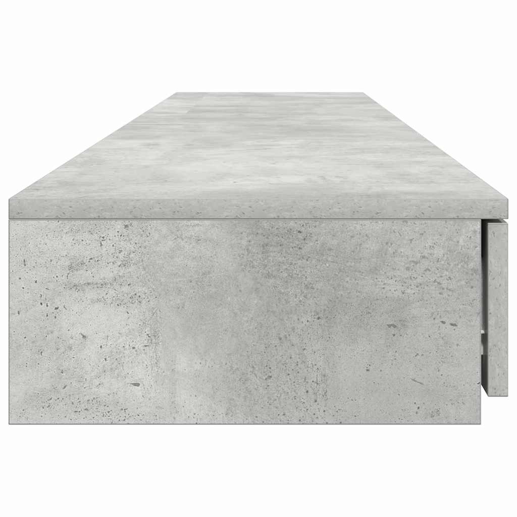 Ladice za krevet s ladicama Betonski sivi 180 x 36,5 x 16,5 cm