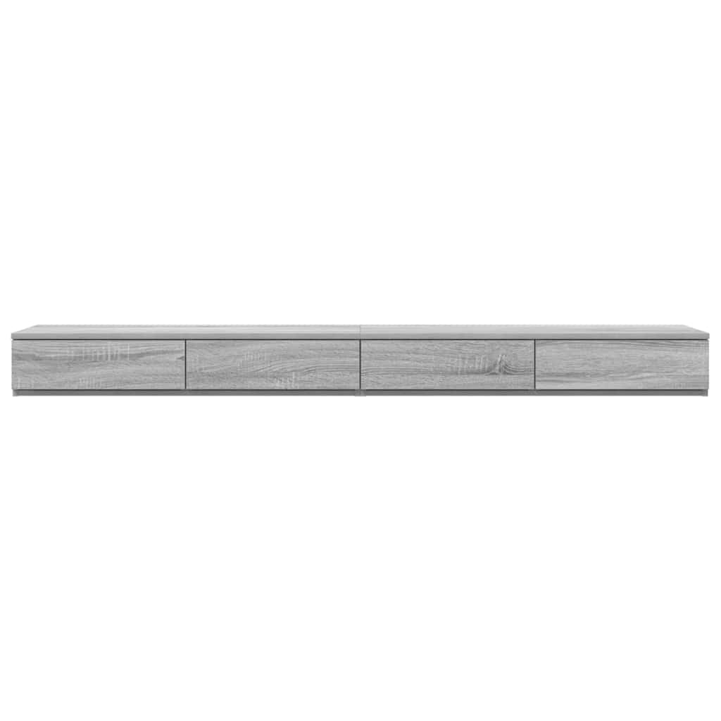 Ladice za krevet s ladicama Siva Sonoma 180 x 36,5 x 16,5 cm