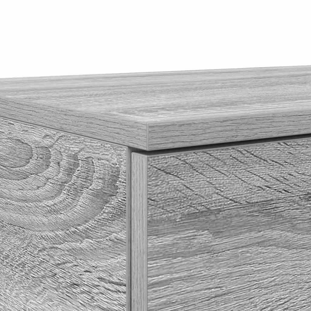 Ladice za krevet s ladicama Siva Sonoma 135 x 36,5 x 16,5 cm