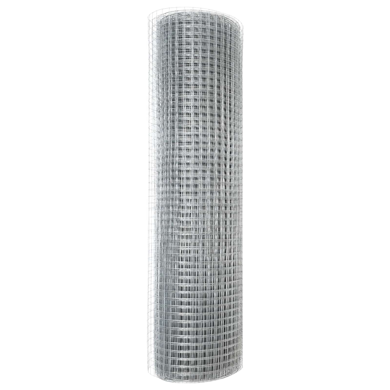 Zavarena žičana ograda 10000 x 60 cm Srebrno
