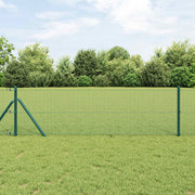 Zavarena žičana ograda 2500 x 40 cm Zelena