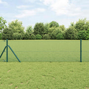 Zavarena žičana ograda 2500 x 120 cm Zelena