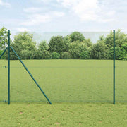 Zavarena žičana ograda 2500 x 150 cm Zelena
