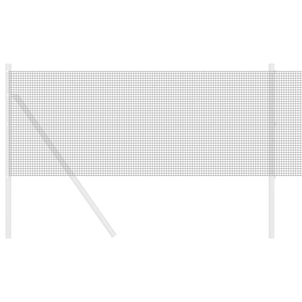 Zavarena žičana ograda 1000 x 40 cm Siva