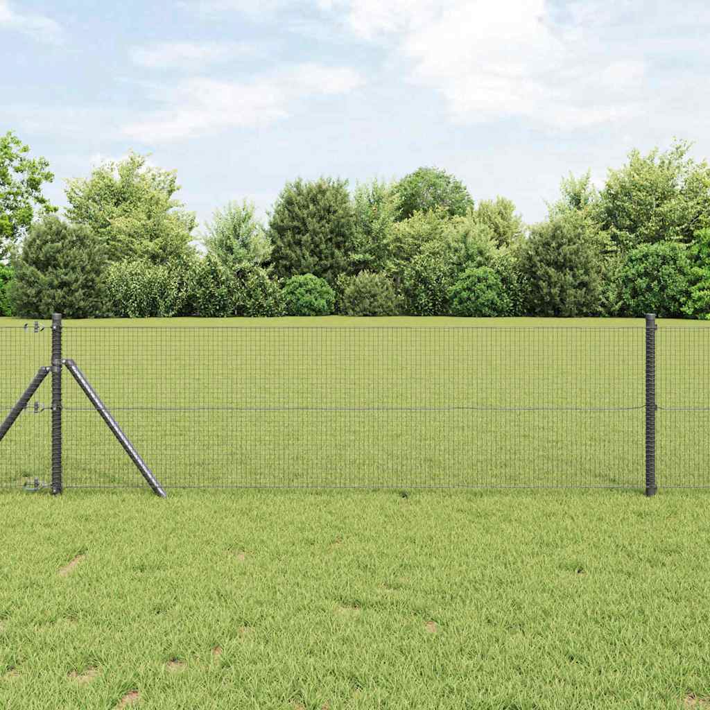 Zavarena žičana ograda 2500 x 60 cm Siva