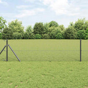 Zavarena žičana ograda 5000 x 50 cm Siva