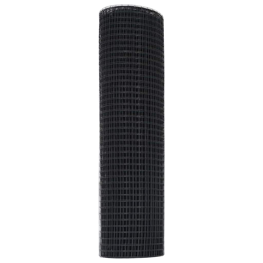 Zavarena žičana ograda 5000 x 50 cm Siva