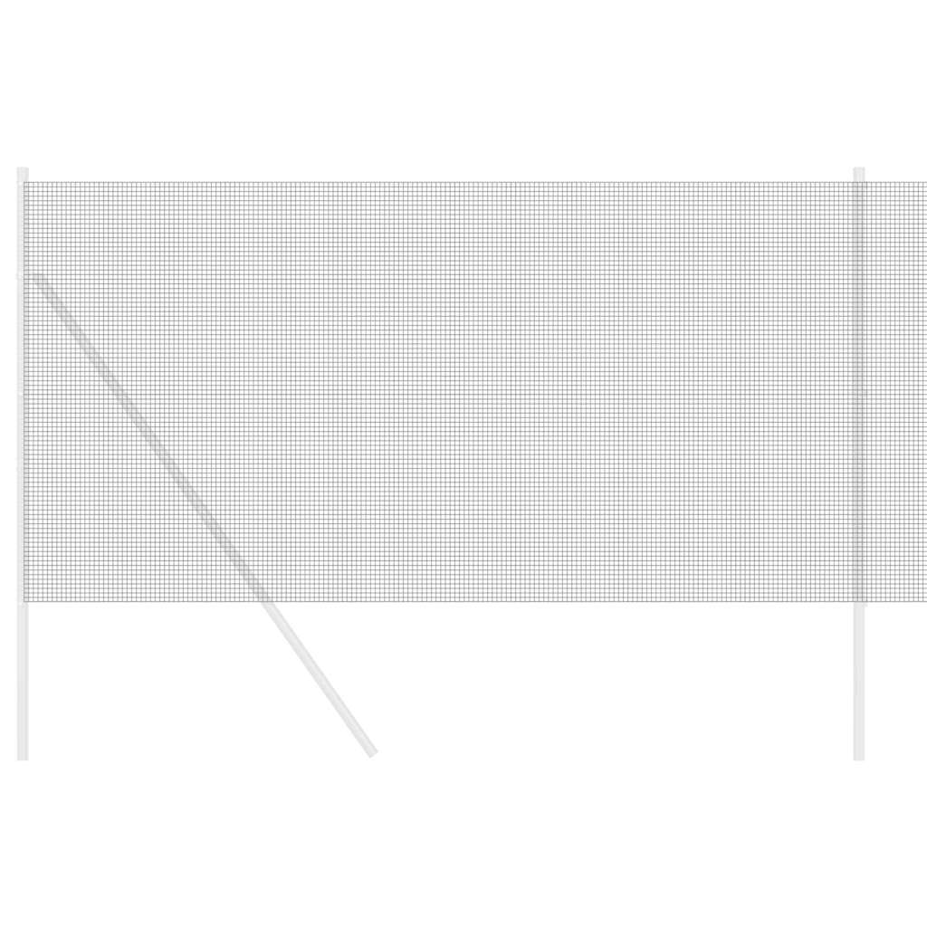 Zavarena žičana ograda 5000 x 100 cm Siva