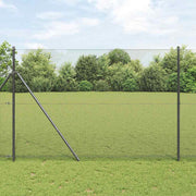 Zavarena žičana ograda 5000 x 150 cm Siva