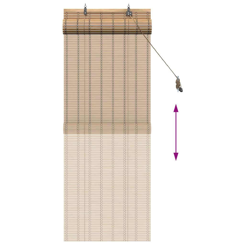 Rolo zavjesa sa zavjesama Priroda 60 x 160 cm bambus