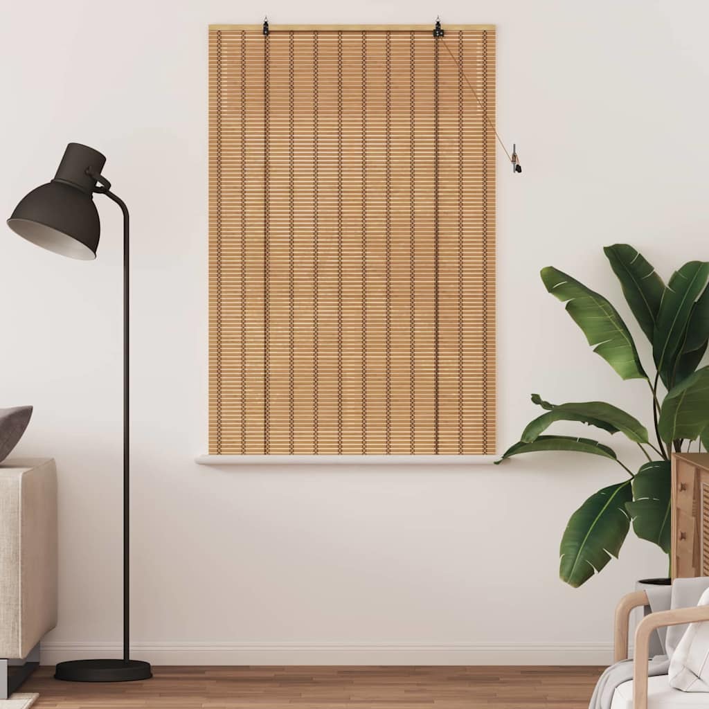 Rolo zavjesa sa zavjesama Priroda 110 x 160 cm bambus
