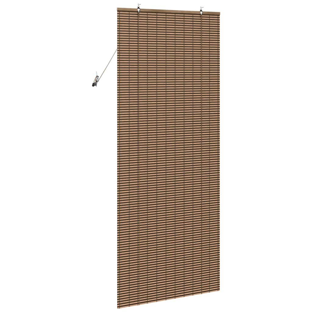 Rolo zavjesa sa zavjesama Smeđa 90 x 220 cm bambus