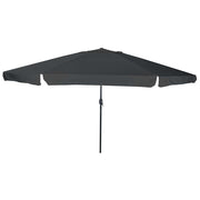Vrtni suncobran Antracit 394 x 394 x 248 cm Poliester i čelik