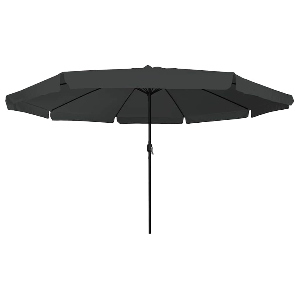 Vrtni suncobran Antracit 394 x 394 x 248 cm Poliester i čelik