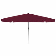 Vrtni suncobran Bordeaux Crvena 395 x 395 x 245 cm Poliester