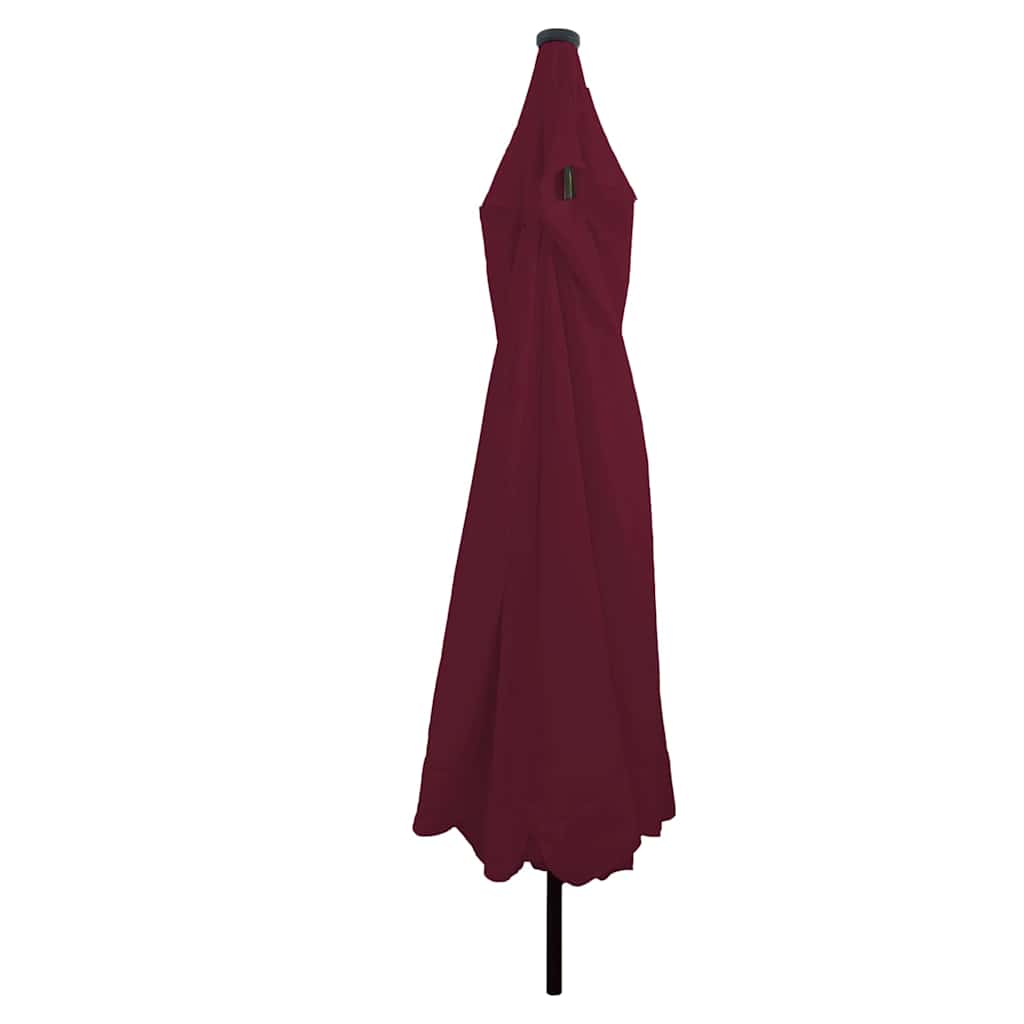 Vrtni suncobran Bordeaux Crvena 395 x 395 x 245 cm Poliester