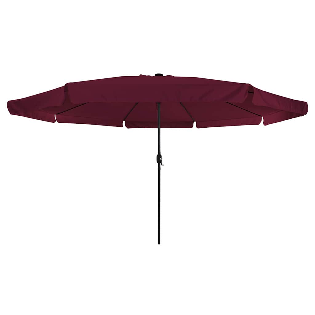 Vrtni suncobran Bordeaux Crvena 395 x 395 x 245 cm Poliester