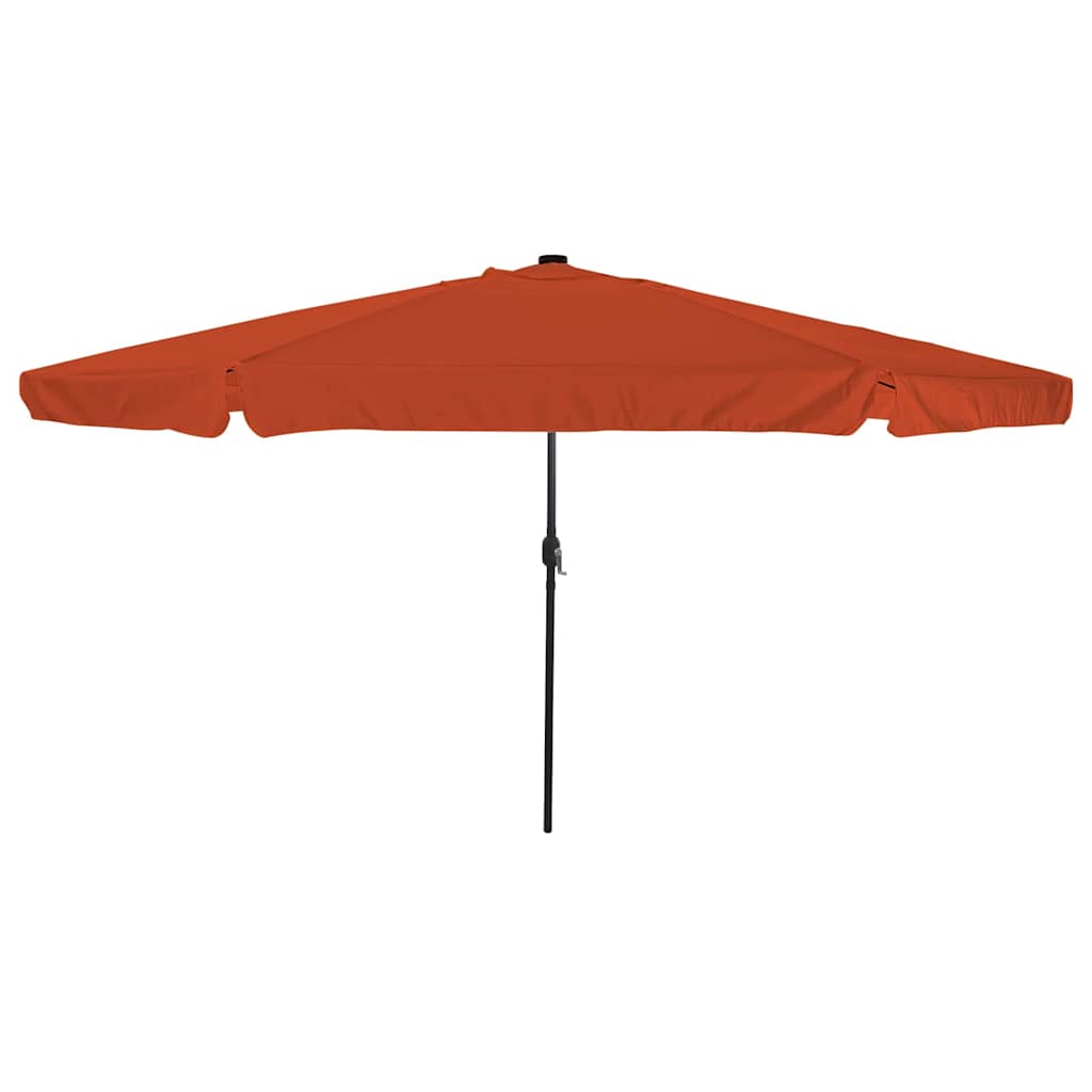Vrtni suncobran Terakota 395 x 395 x 245 cm Poliester