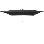Vrtni suncobran Antracit 295 x 295 x 245 cm Poliester i čelik