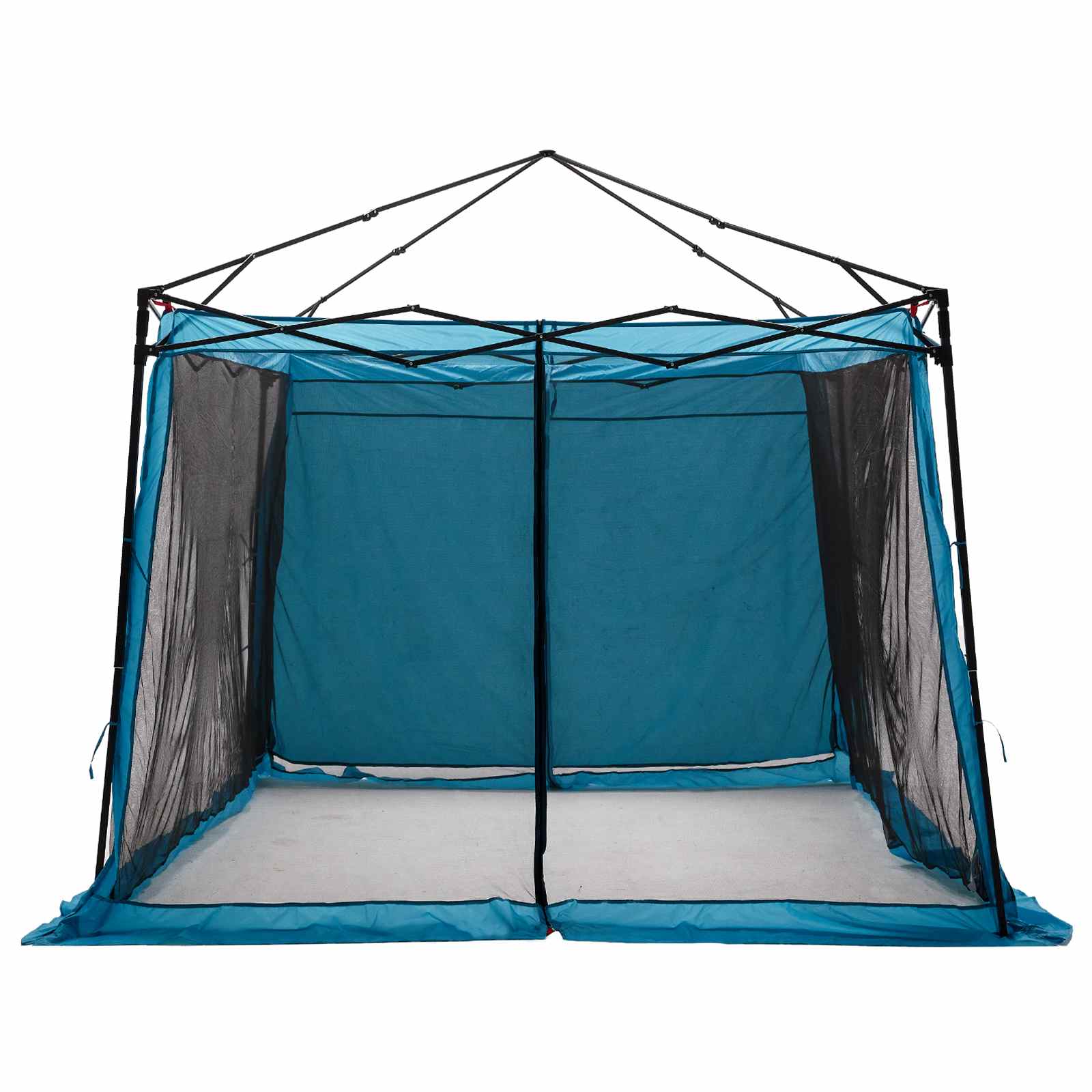 Set Kamp Šatora s krovom s pohranom 2 pcs Plava Tafta i Tkanina