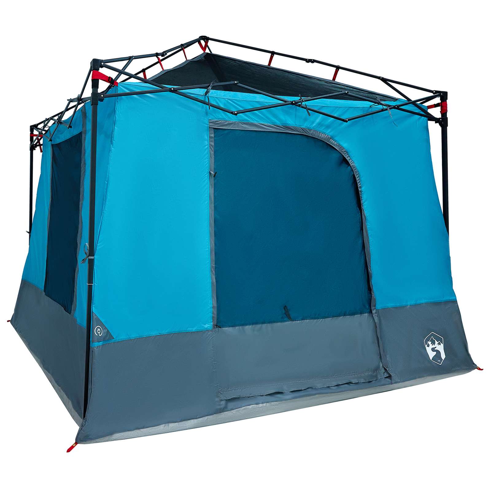 Set Kamp Šatora s krovom s pohranom 2 pcs Plava Tafta i Tkanina