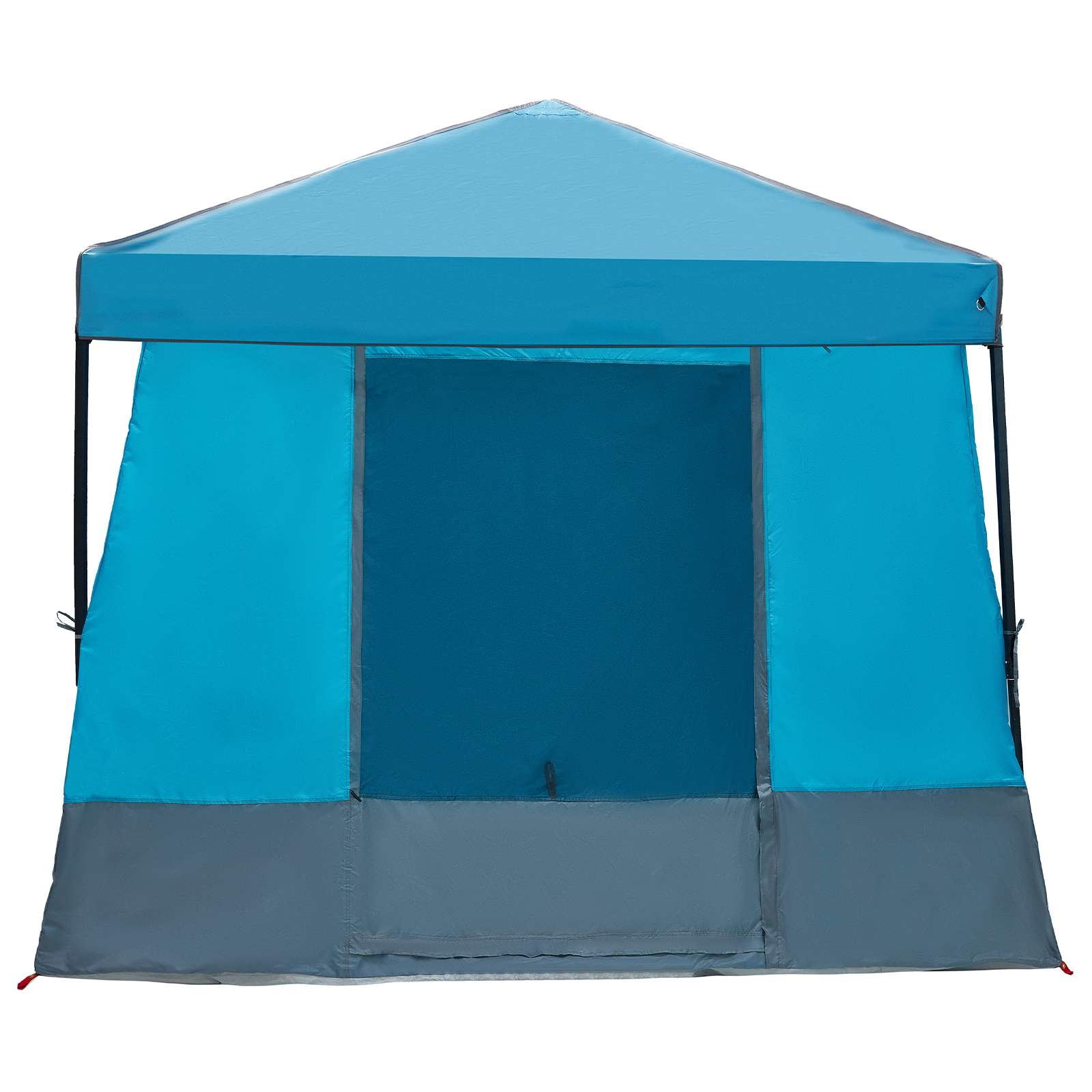 Set Kamp Šatora s krovom s pohranom 2 pcs Plava Tafta i Tkanina